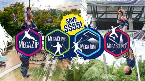 mega climb sentosa|Best Value: MegaZip, Climb, Jump & Bounce.